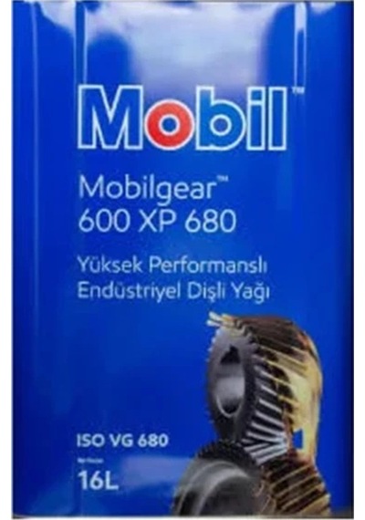 Mobilgear 600 XP 680 Iso VG 680 Endüstriyel Dişli Yağı 16 L