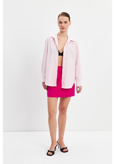 Stella Pulvis Pembe Basic Gömlek Pembe