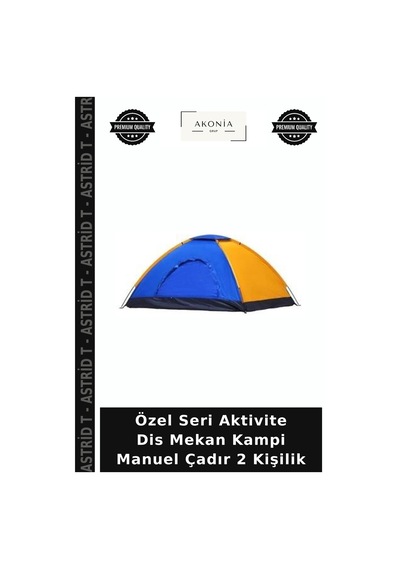 Özel Seri Aktivite Dis Mekan Kampi Manuel Çadır 2 Kişilik Belirtilmemiş