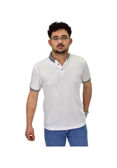 Raymons Erkek Büyük Beden Polo Yaka Merserize Tişört T3000 Bgl-st04534 Beyaz