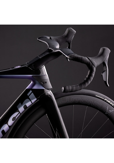 Bianchi Oltre Pro Ultegra Di2 Power Meter Aynakol 53 Cm Karbon Yol Bisikleti Celeste - Siyah