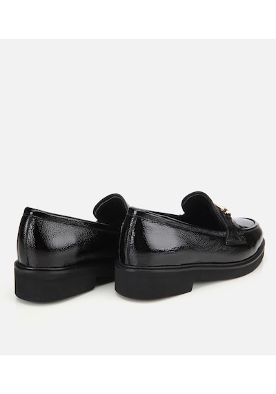 Hotiç Kadın Rugan Deri Siyah Tokalı Klasik Loafer 01ayh312860a100 01ayh312860a100 Siyah