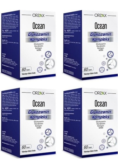 Ocean Glukozamin Kompleks 60 Tablet 4'Lü Paket