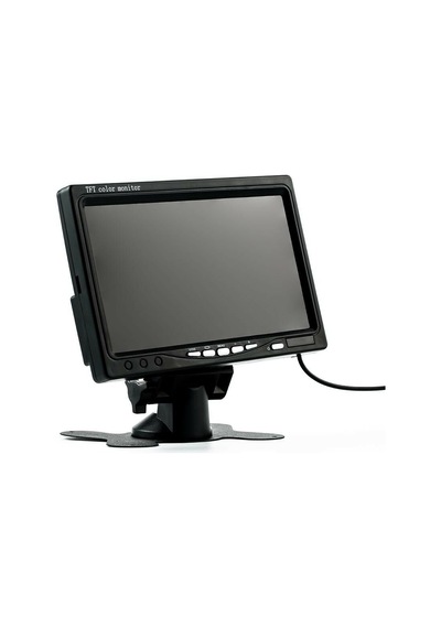7 Inç Lcd Monitor Ekranı 4 Bölme Özelliği ile 4 Kamerayı Aynı A