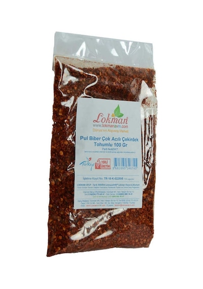 Pul Biber Çok Acılı Çekirdek Tohumlu 100 Gr Paket - Elm-01-710397