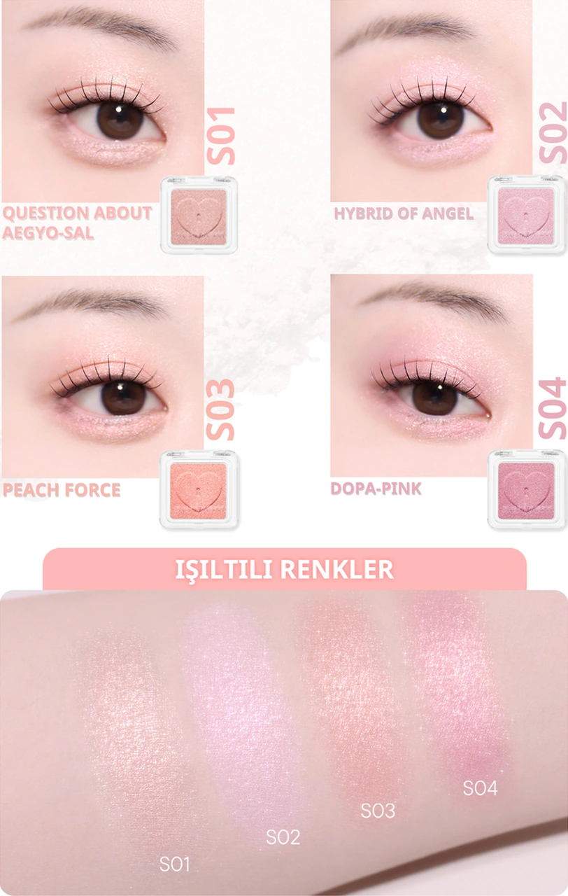 Peripera Heart Pocket Single S04 Dopa-pink