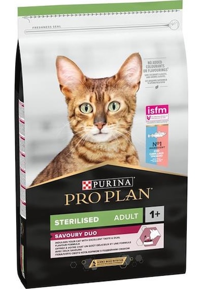 Purina Pro Plan Kısırlaştırılmış Morina ve Alabalıklı Yetişkin Kedi Maması 10 KG