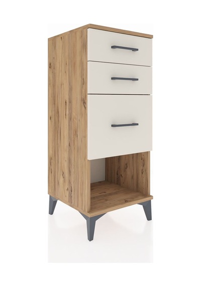 Hyperion Komodin 3 Çekmeceli 44x44x106 Çam-aytaşı Atlas Çam