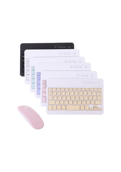 Bluetooth + Usb Wireless Klavye Mouse Seti Sessiz Şarjlı Bt+usb Mouse & Keyboard Set
