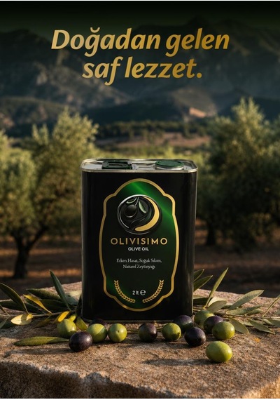 Olivisimo Erken Hasat Soğuk Sıkım Natürel Sızma Zeytinyağı 2 Lt