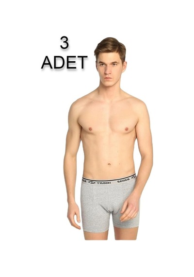 Erkek Elastan Boxer 3'Lü 001