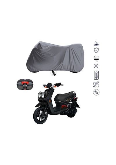 Yamaha BWS 125 ÇANTALI MOTOSİKLET BRANDA SU GEÇİRMEZ TOPCASE UYUMLU MOTOR BRANDA