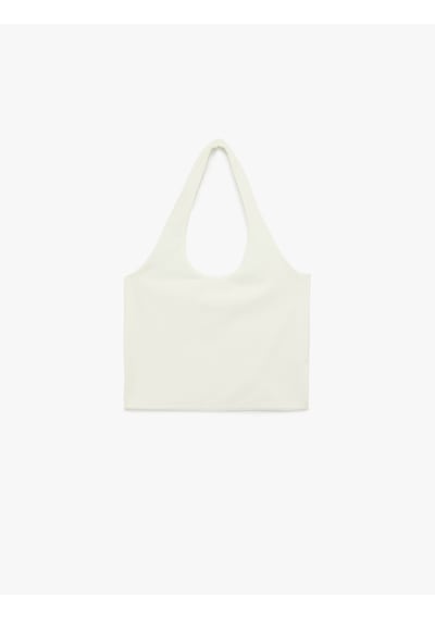 Koton Halter Yaka Kolsuz Pamuklu Crop Bluz Ekru 6sal30055ık Ekru Koton Halter Yaka Kolsuz Pamuklu Crop Bluz Ekru 6sal30055ık Ekru