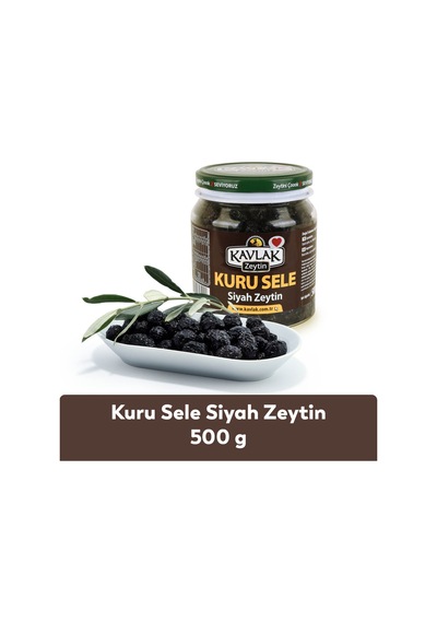 Kavlak Kuru Sele Gemlik Siyah Zeytin 500 Gr