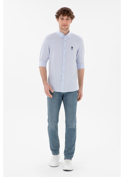 U.S. Polo Assn. Us. Polo Assn. Erkek Gömlek 50298009-vr003 Mavi