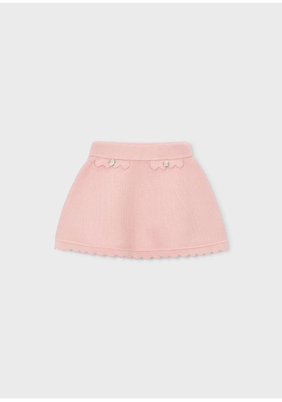 Kız Çocuk Merserize Etek Pembe Pembe