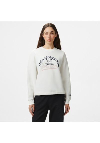 Anta Sports Club Kadın Beyaz Hoodie 862518703s BEYAZ