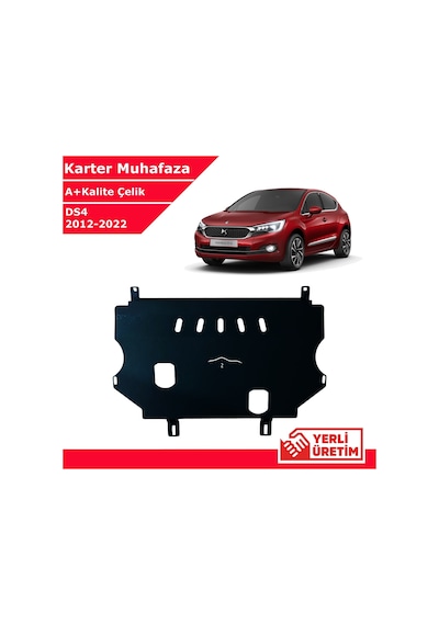 Ds Ds4 2012-2022 Çelik Karter Muhafaza Çelik Koruma Sacı A+ Kalite Yerli Üretim