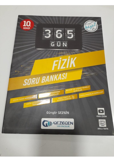 Gezegen 10.sınıf 365 Gün Fizik Soru Bankası