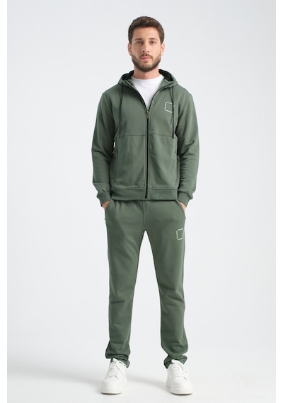 Shooter Sportswear Shooter Erkek Eşofman Takımı Mevsimlik Luxe Kalite Pamuklu Haki