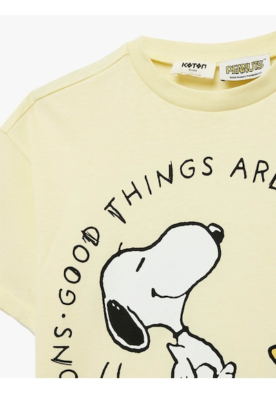 Koton 26yy59000316 Sarı Kız Çocuk T-shirt 6skg10061ak Sarı
