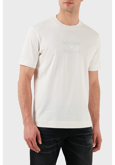 Emporio Armani Erkek T Shirt Em000780 Af12926 U0003 Beyaz Beyaz