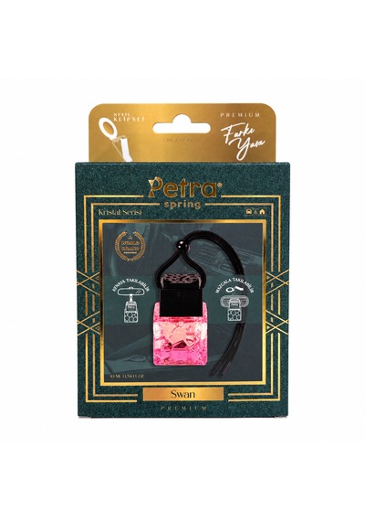 Kristal S. Swan Premium 10 Ml Oto Kokusu , Metal Klipsli , Araç Kokusu, Araba Kokusu, Oto Aksesuar, Oto Kokusu, Otomobil Kokusu, Petra Spring Araç Ve Ortam Kokuları