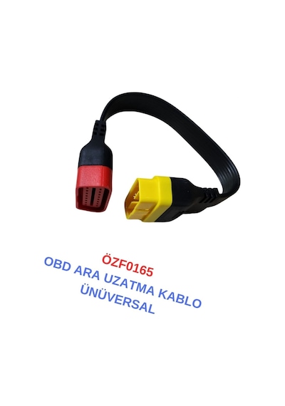 Özf0165 Cihaz Obd Uzatma Ara Kablo Uzun Sarı Siyah Launch
