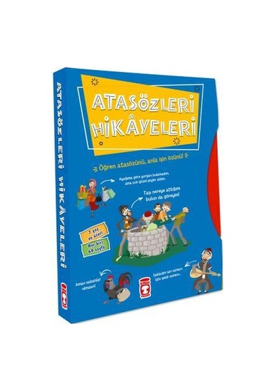 Merkezkitabevi Atasözleri Hikayeleri Set - (5 Kitap)