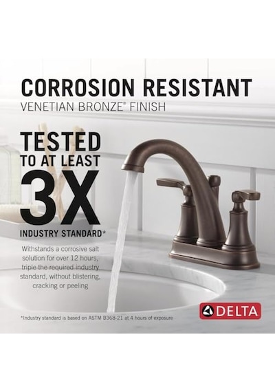 Woodhurst 2 Saplı Metal Tahliye Tertibatı İle Banyo Bataryası, Venedik Bronz 2532lf-rbmpu Diğer