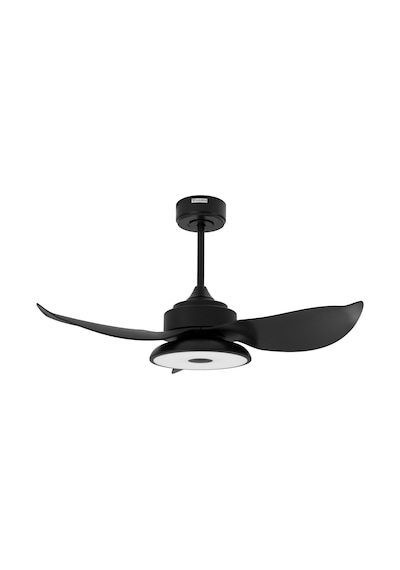Alsanfan Melodi Siyah Bluetooth Hoparlörlü RGB LED Aydınlatmalı  91CM Tavan Vantilatörü