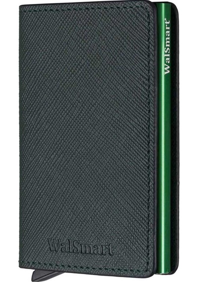 Walsmart Slim Safiano Akıllı Mekanizmalı Cüzdan Hakiki Deri