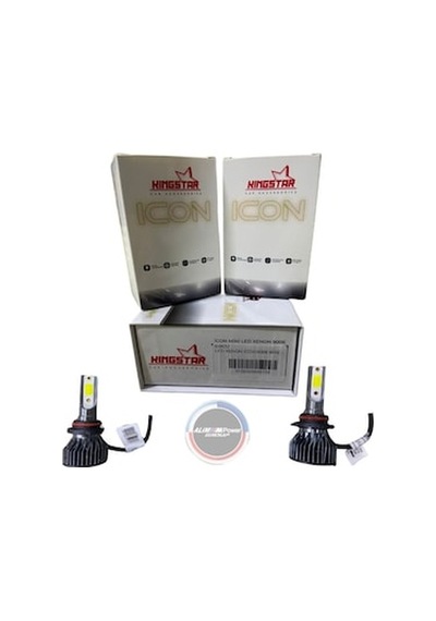 Kingstar Icon Mini Led Xenon Far Ampul - H7 - Universal Yüksek Aydınlatma