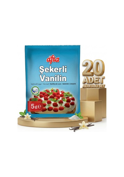 Afia Şekerli Vanilin 20x10lu