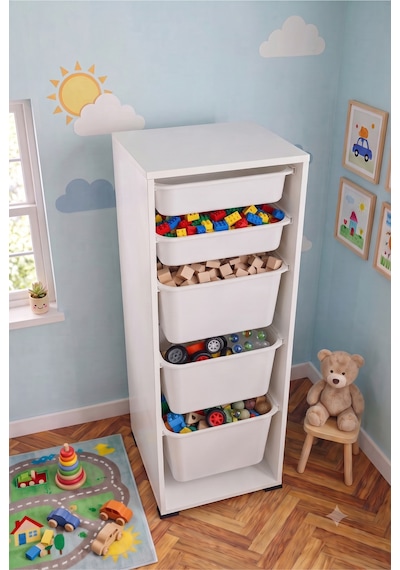 1 Adet Ultra Büyük 2 Adet Büyük 2 Adet Orta Boy Çekmeceli 123 Cm Beyaz Çocuk Odası Oyuncak Dolabı Ve Çok Amaçlı Saklama Ünitesi - Depolayıcı Düzenleyici Organizer 1 Adet Ultra Büyük 2 Adet Büyük 2 Adet Orta Boy Çekmeceli 123 Cm Beyaz Çocuk Odası Oyuncak Dolabı Ve Çok Amaçlı Saklama Ünitesi - Depolayıcı Düzenleyici Organizer