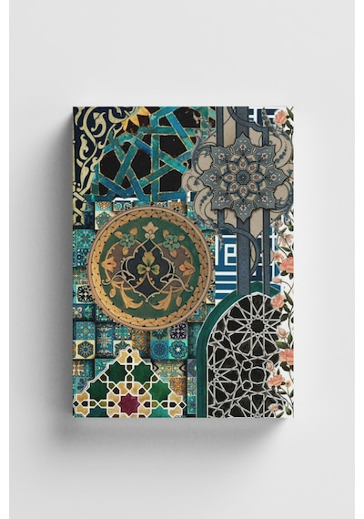 Sanat Serisi 2 Geometrik Desenler İslami Defter Ayet-hadisli Çok Renkli