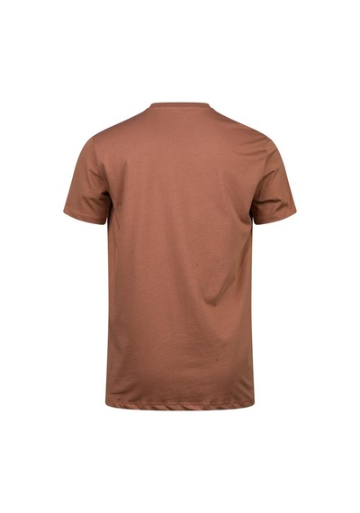 2as Alex Baskılı Erkek Sıfır Yaka T-shirt Kahve