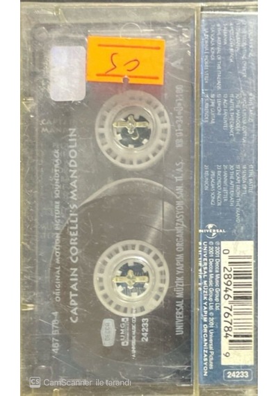 Plak Değildir Kaset Tir Captain Corelli's Mandolin Kaset