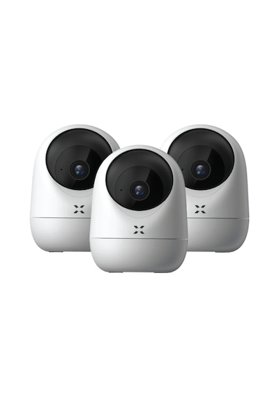 Xenon Smart Akıllı İç Mekan Kamera 1080p Full HD Gece Görüşlü 3 MP Güvenlik Kamerası 3 Adet
