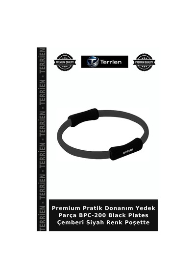 Premium Pratik Donanım Yedek Parça Bpc-200 Black Plates Çemberi Siyah Renk Poşette