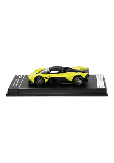 Hyper Car Aston Martin Valkrie Lime - League Collection 1/64 Model Araba