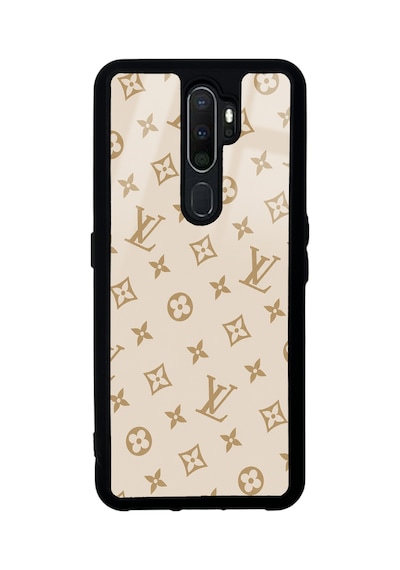 Oppo A5 2020 Krem Lv Tasarımlı Glossy Telefon Kılıfı
