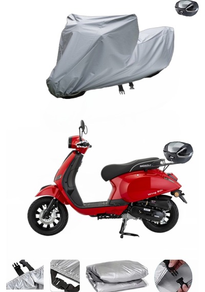 MONDİAL 50 Wing Motosiklet Brandası Arka Çanta Uyumlu