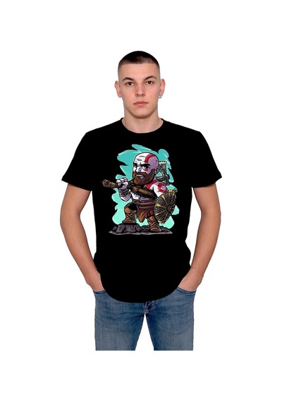 God Of War Kratos Kalkan Balta Game Tişört Unisex T-shirt 001