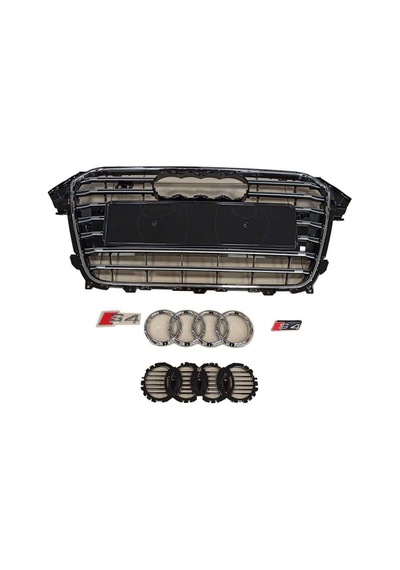 Audi A4 S4 Panjur Izgara Siyah 2013-2016