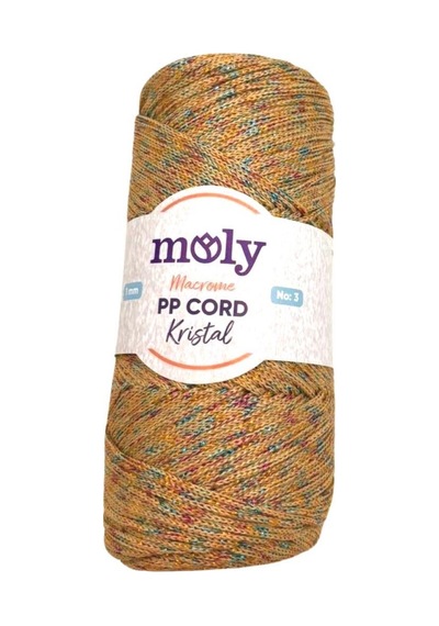Angel Çanta Aksesuar Moly Yarn 200 Gr Simli Polyester Makrome No:1060 Diğer