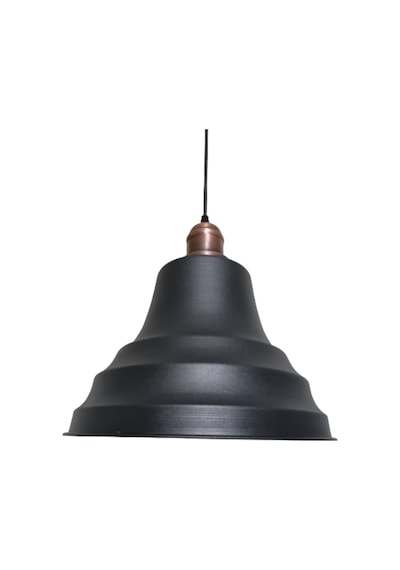 Riolight Retro Siyah Içi Beyaz Tekli Metal Sarkıt Çap: 27Cm (538288230)