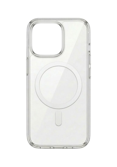 İberry Bunkerglass 15 Magsafe Uyumlu Kılıf - Şeffaf