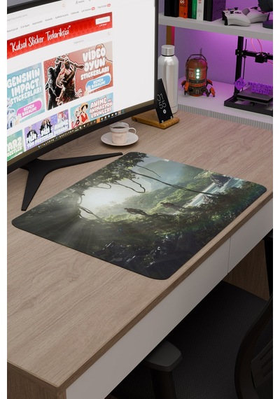 Crysis Kaymaz Dikişli Kauçuk Oyuncu Mousepad V5 - 48x40 Xl Gaming Mouse Pad Fare Altlığı