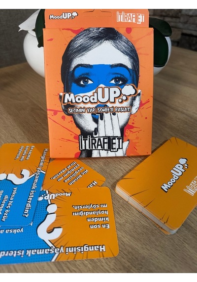 Moodup İtiraf Et Kart Oyunu Yetişkinler Ve Arkadaş Grupları İçin Eğlenceli Soru Görev Kartları